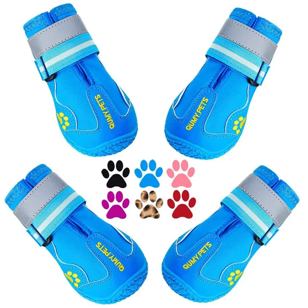 Dog Shoes for Large Dogs, Boots Winter Summer, Rain, Hard floors Skid-Resistant